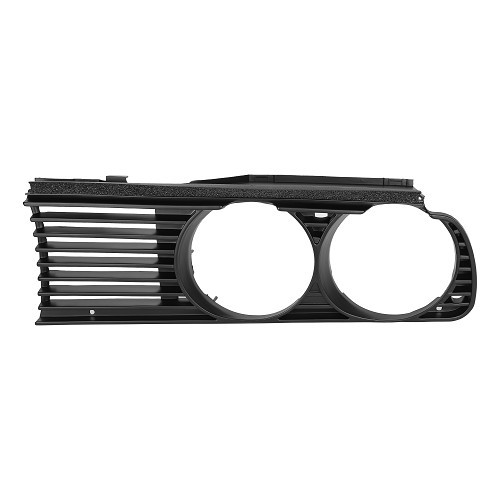     
                
                
    Grille de calandre pourtour de phare gauche pour BMW Série 3 E30 phase 1 et 2 (12/1981-02/1994) - côté conducteur - BA18001
