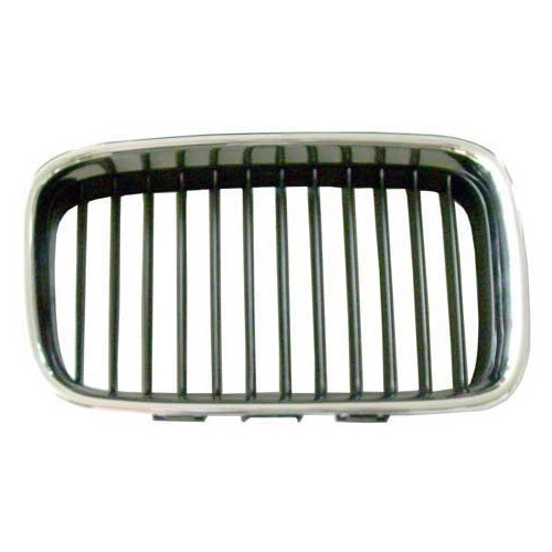     
                
                
    Grille de calandre droite chromée pour BMW Série 3 E36 (-08/1996) - côté passager - BA18102
