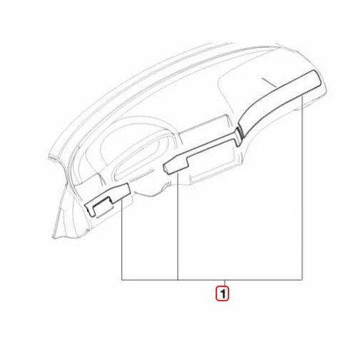 Zierleistenclips innen für Bmw Serie 7 (02/2000-07/2008) - BA18223