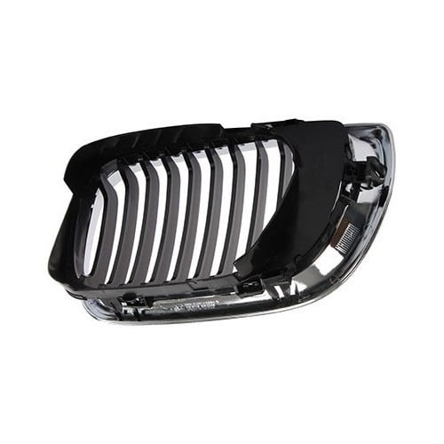  Black grille with chrome surround for BMW series 3 E46 Sedan and Touring (09/2001-) - right side - BA18304-2 
