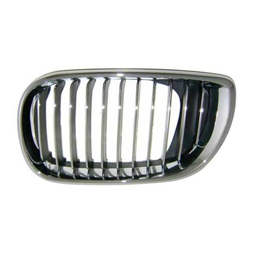     
                
                
    Grille de calandre gauche chromée pour BMW Série 3 E46 Berline et Touring phase 2 (09/2001-) - côté conducteur - BA18305
