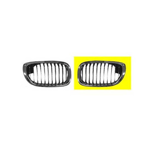 Chrome left grille for BMW 3 Series E46 Coupé and Cabriolet phase 2 (04/2003-) - driver's side - BA18317