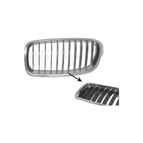     
                
                
    Rejilla delantera izquierda para Bmw Serie 3 F30 Berlina y F31 Touring (02/2011-06/2019) - Basic - BA18404
