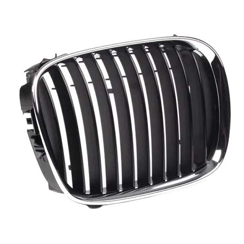  Right black/chrome-plated grille for BMW E39 up to ->09/2000 - BA18416 