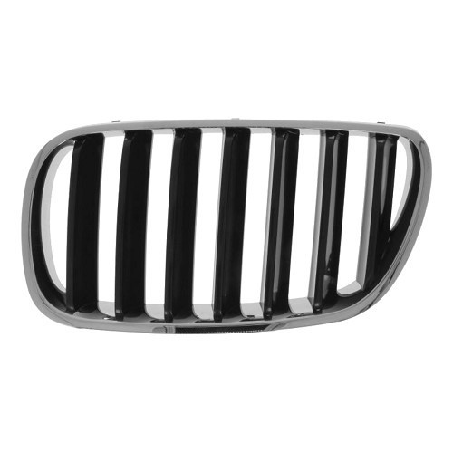     
                
                
    Black left grille with chrome surround for BMW X3 E83 LCI (02/2006-08/2010)  - BA18435
