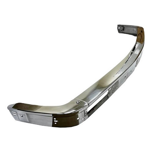  Chrome front bumper for BMW 3 Series E30 phase 1 (-08/1987) - BA20106 