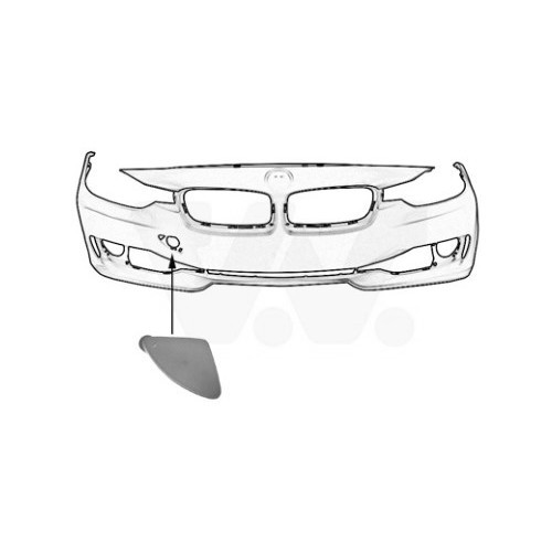     
                
                
    Copertura di traino sul paraurti anteriore per Bmw Serie 3 F30 Berlina e F31 Touring (02/2011-07/2015) - BA20505
