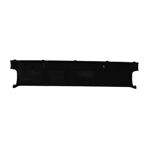 Support central de plaque immatriculation noir sur pare-chocs avant pour BMW Série 5 E39 Berline et Touring phase 1 (-08/2000) - pour insert chromé - BA20564