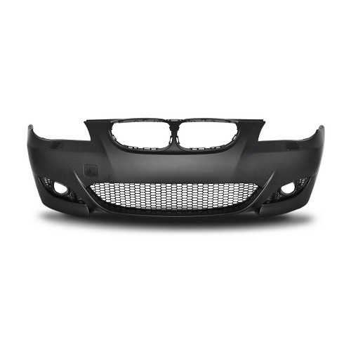  Type M front bumper in ABS for BMW 5 Series E60 Saloon and E61 Touring phase 1 (12/2001-02/2007) - with SRA and without PDC - BA20583 