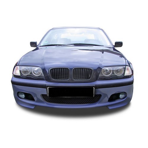  M-type front bumper complete with ABS for BMW 3 Series E46 Sedan and Touring phase 1 (04/1997-08/2001) - BA20634-1 
