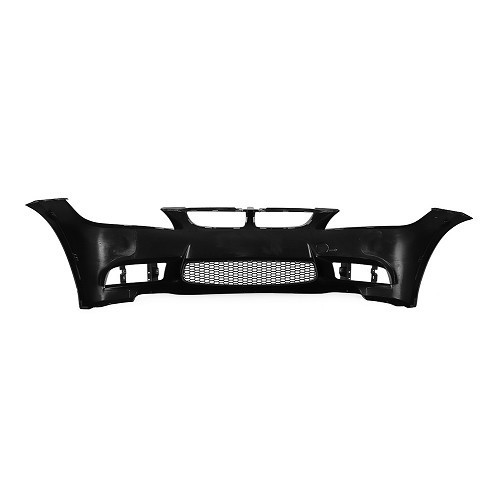  M-type front bumper in ABS for BMW 3 Series E90 Sedan and E91 Touring phase 1 (02/2004-09/2008) - without PDC and without SRA - BA20642-1 
