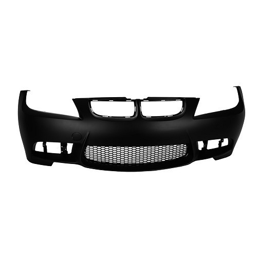  M-type front bumper in ABS for BMW 3 Series E90 Sedan and E91 Touring phase 1 (02/2004-09/2008) - without PDC and without SRA - BA20642 