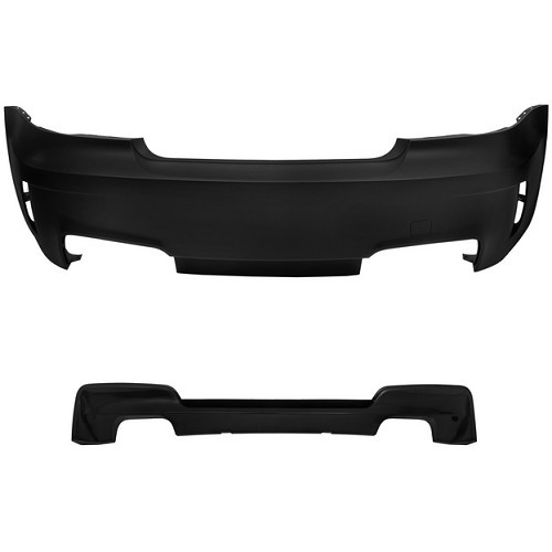  M-type rear bumper in ABS for BMW 1 Series E82 - BA20663-1 