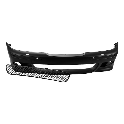  M-type front bumper in ABS for BMW 5 Series E39 Sedan and Touring phase 1 and phase 2 (02/1995-12/2003) - with PDC and SRA - BA20705-1 