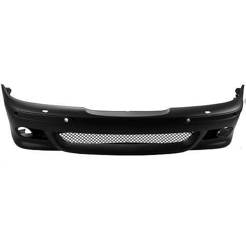  M-type front bumper in ABS for BMW 5 Series E39 Sedan and Touring phase 1 and phase 2 (02/1995-12/2003) - with PDC and SRA - BA20705 