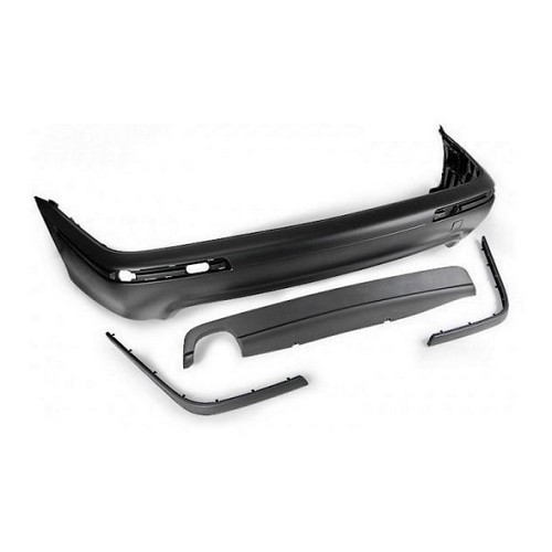  M-type rear bumper for BMW 5 Series E39 Sedan phase 1 and phase 2 (02/1995-07/2003) - BA20707-1 