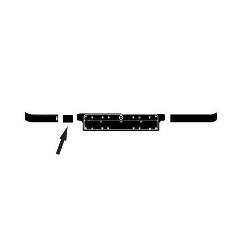 Tow hook hole cover for front bumper for BMW E36 10/93-> - BA20834