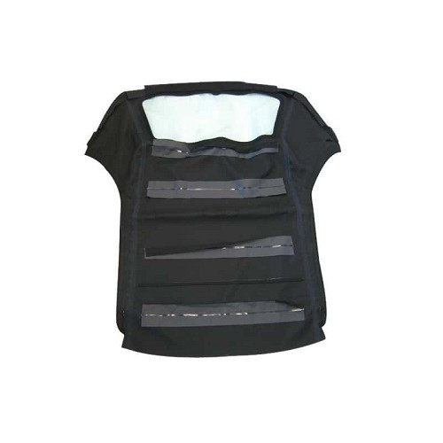 Capote Stayfast® Alpaca nera per BMW E30 (1987-1993) - lunotto in PVC - BC00004