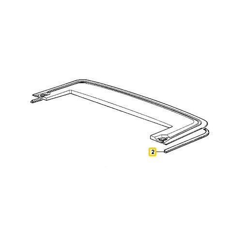 Guarnizione bagagliaio soft top per Bmw Serie 3 E30 (07/1985-04/1993) - BC02031