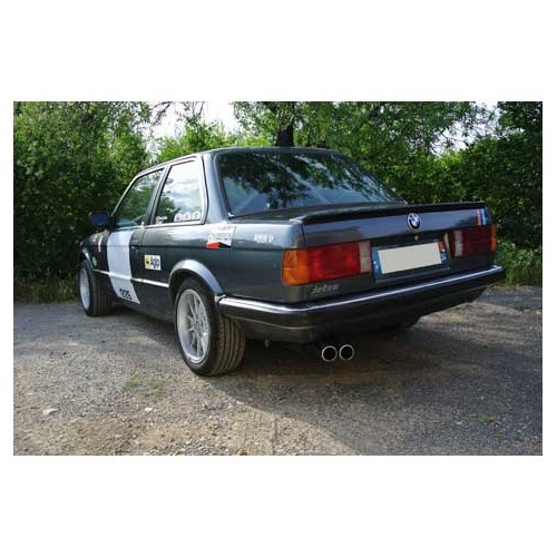  Sistema de escape deportivo JETEX para BMW Serie 3 E30 Berlina y Coupé 6 cilindros fase 1 (01/1982-08/1987) - motor M20 - BC10214-4 