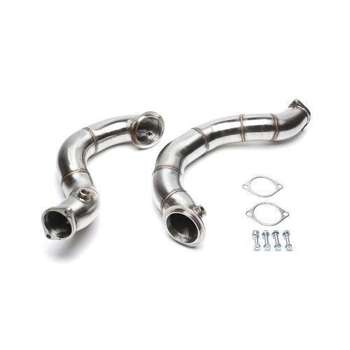     
                
                
    Stainless steel pre-catalytic converter replacement pipes for BMW E82-E88 135i - BC10442
