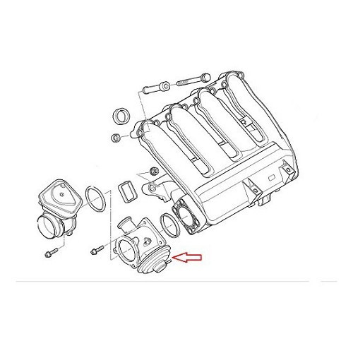  EGR / AGR valve for BMW E90/E91/E92/E93 - BC10503-1 