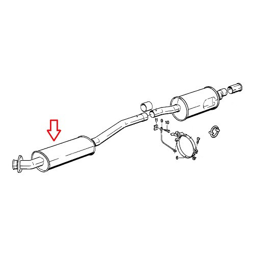     
                
                
    Scappamento centrale per BMW E28 - BC20007
