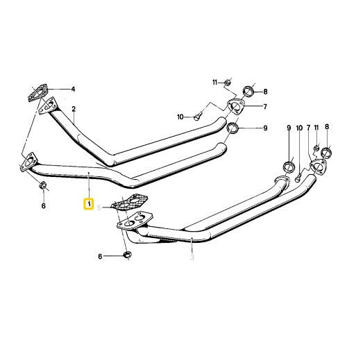     
                
                
    Tubo di uscita del collettore anteriore per BMW E28 528i - BC20015
