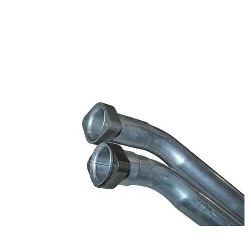 Silenziatore posteriore originale in acciaio per BMW Serie 3 E30 320i 325i 325ix 6 cilindri catalizzato (09/1987-) - Doppio terminale diritto 2x60mm  - BC20110