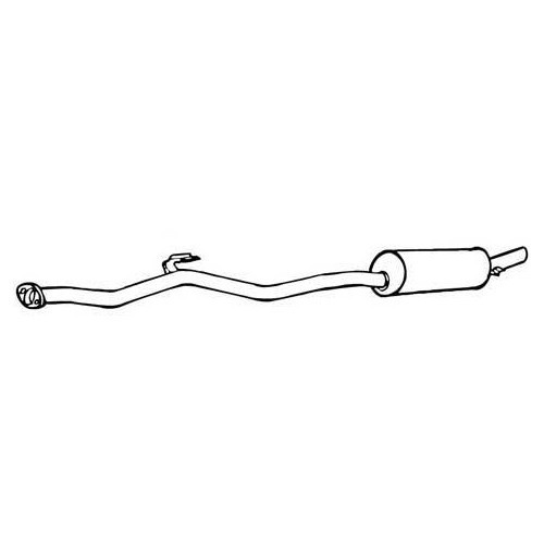     
                
                
    Silenziatore di scarico originale per BMW E34 518i - BC20202
