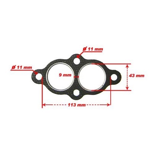  Exhaust manifold gasket for BMW Z3 (E36) - BC20433-1 