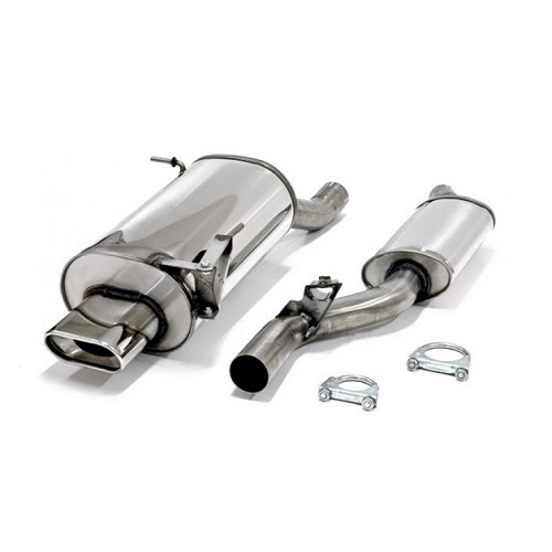  Sport stainless steel exhaust system after catalytic converter for BMW Z3 E36 Roadster 1.8 (12/1994-09/1998) - engine M43B18 - BC21009 