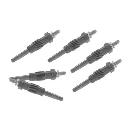  Set of 6 glow plugs for BMW - BC30120 