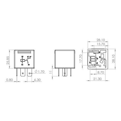  Injector relais voor BMW Z4 (E85-E86) - BC35163-3 