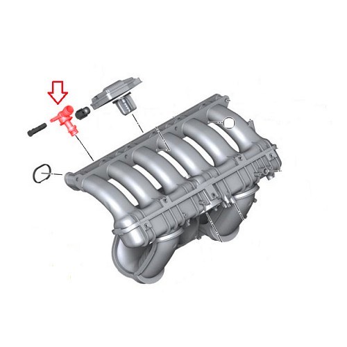  Sonda de temperatura de admisión de aire para BMW Z4 (E85-E86) con motores N52 - BC44535-2 