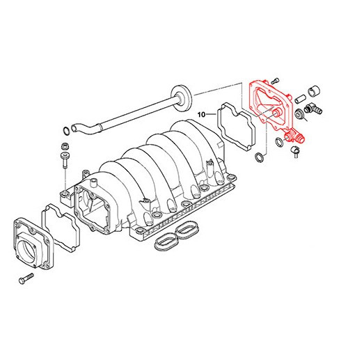  Air intake control valve for Bmw 8 Series E31 (12/1994-05/1999) - BC44564-1 