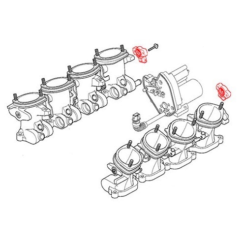  Sensor de posição do acelerador para BMW E39 - BC44614-1 