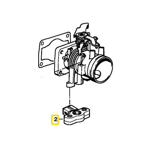  RIDEX throttle position sensor for Bmw 3 Series E30 Coupé (02/1989-10/1991) - BC44625-3 