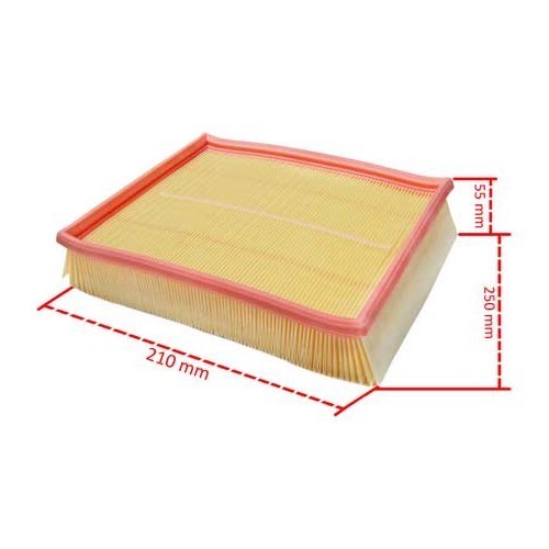 Air filter for BMW E34 and E39 - BC45314-2 