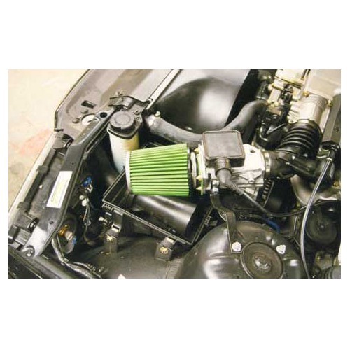  GREEN direct air intake kit for BMW 3 Series E36 316i 318i 318is (12/1989-12/1998) - engines M40B16 M40B18 M42B18 M43B16 M43B18 - BC45610GN 