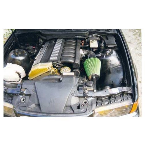  Kit de admissão de ar directo GREEN para BMW 3 Series E36 325i (08/1992-07/1995) - motor M50B25TU - BC45616GN 