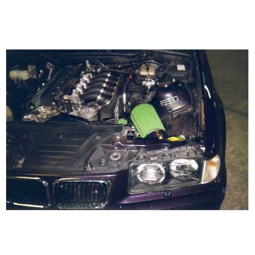  Kit de admissão de ar directo GREEN para BMW 3 Series E36 M3 (03/1992-08/1999) - motores S50B30 S50B32 - BC45618GN-1 