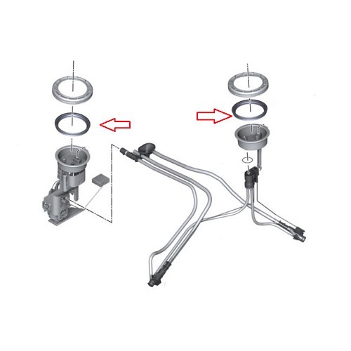 Fuel pump gasket for BMW E39 - BC46052-1 