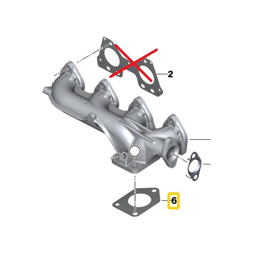Guarnizione turbo El Ring per Bmw Serie 3 F30 Berlina e F31 Touring (05/2011-06/2015) - BC50012
