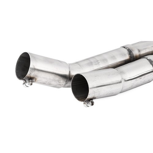  6-in-2 stainless steel sport exhaust manifold for BMW 3 Series E30 6-cylinder - M20 engine with manual gearbox - BC50201-2 