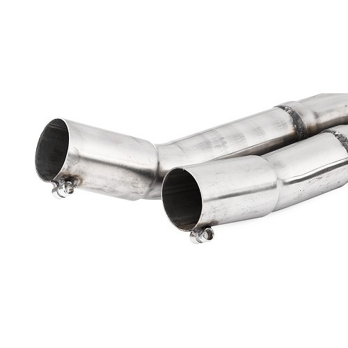 6-in-2 stainless steel sport exhaust manifold for BMW 3 Series E30 6-cylinder - M20 engine with manual gearbox - BC50201