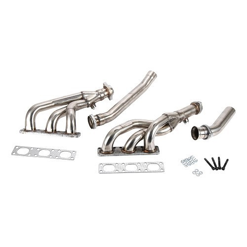  6-in-2 stainless steel sport exhaust manifold for BMW 3 Series E36 Sedan, Touring Coupé and Cabriolet 6-cylinder - M50 and M52 engines - BC50203 