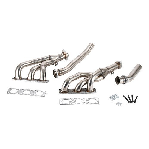     
                
                
    Collettore di scarico sportivo in acciaio inox per BMW Serie 5 E39 Berlina e Touring a 6 cilindri - con cambio manuale - BC50205
