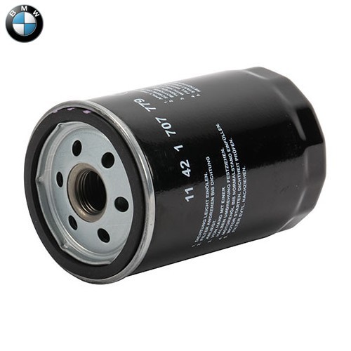  Oil filter for BMW 3 Series E21 E30 and 5 Series E12 E28 E34 6 cylinders (07/1977-04/1993) - genuine BMW - BC51107-1 