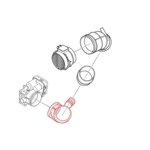 Luftschlauch an Drosselklappengehäuse für BMW Z3 (E36) - BC53088